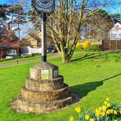 Great Houghton Village Sign on the green
